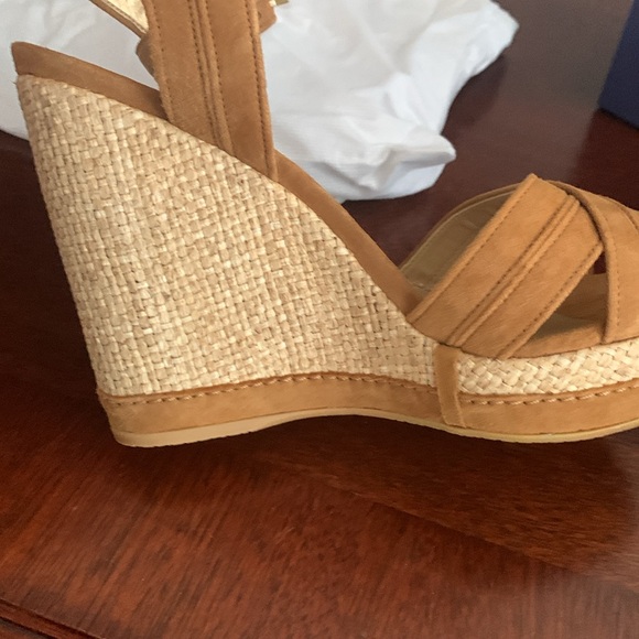 Authentic Stewart Weitzman women’s wedge sandal size8M only worn once - Picture 10 of 16
